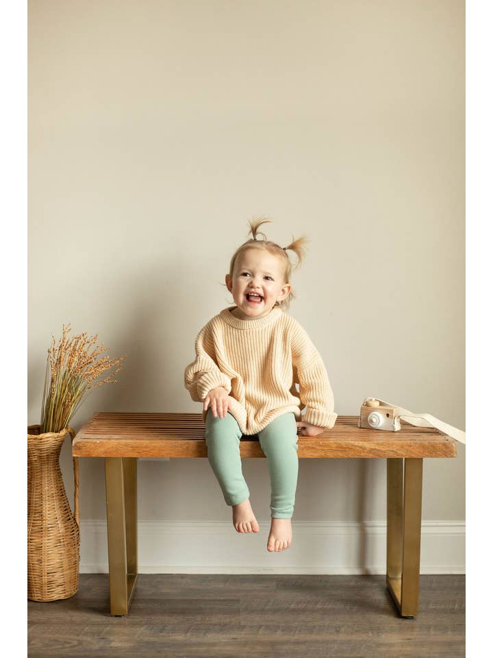 Little Organic Co – wholesale Tröja - Barn – Bebiströja Ekologisk stickad barn-/barnkläder i oversize12