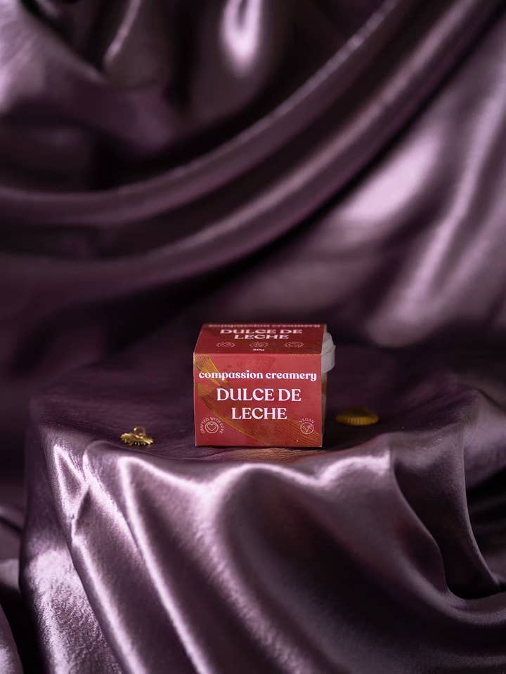 Dulce de Leche Dessert Tub for wholesale by Compassion Creamery