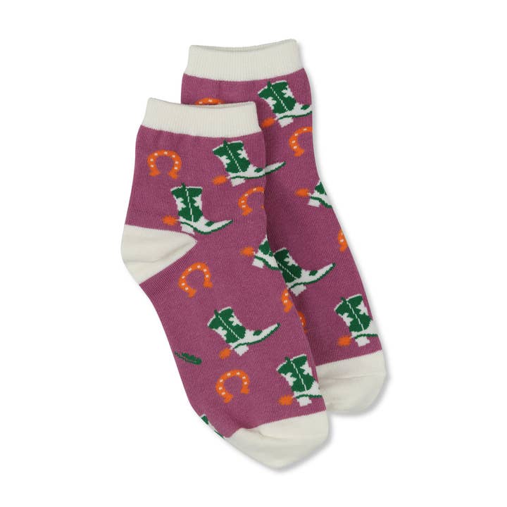 Lucky Feather - Wholesale Socks - Women's - Sockspirations - Giddy Up1