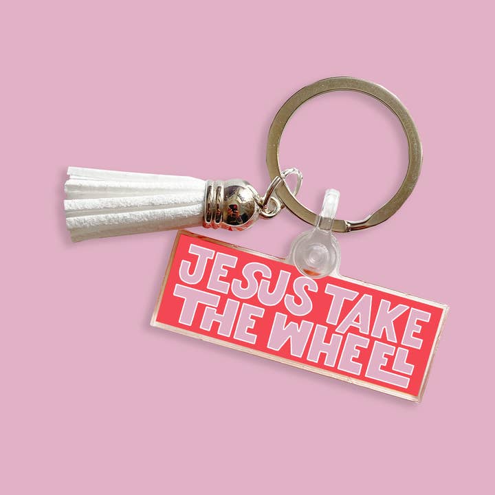 Jesus Takes the Wheel {Acrylic Keychain} Jesus Takes the Wheel {Acrylic Keychain}