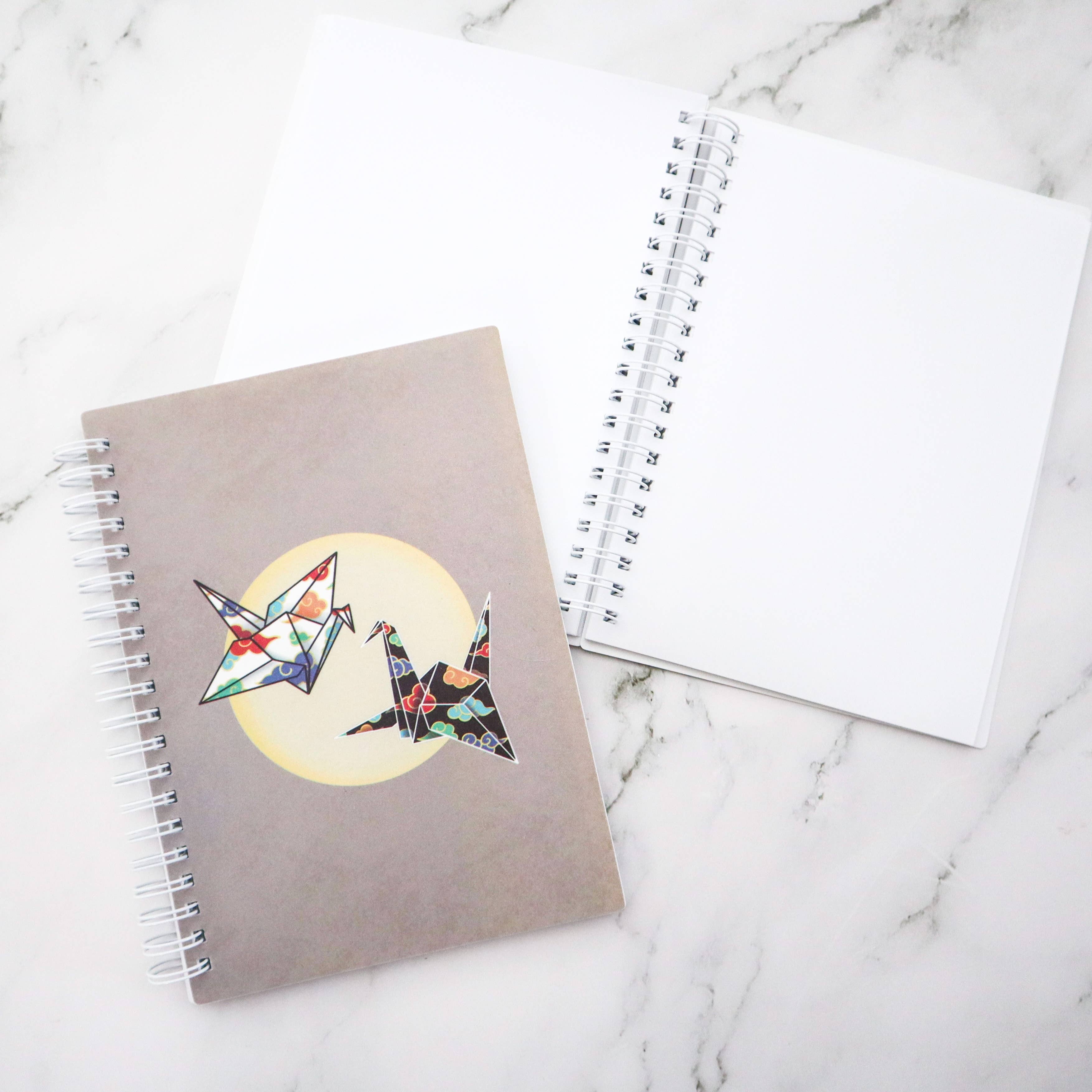 Riskit Design - Vente Autocollant - Livre d'autocollants réutilisables Origami Cranes2