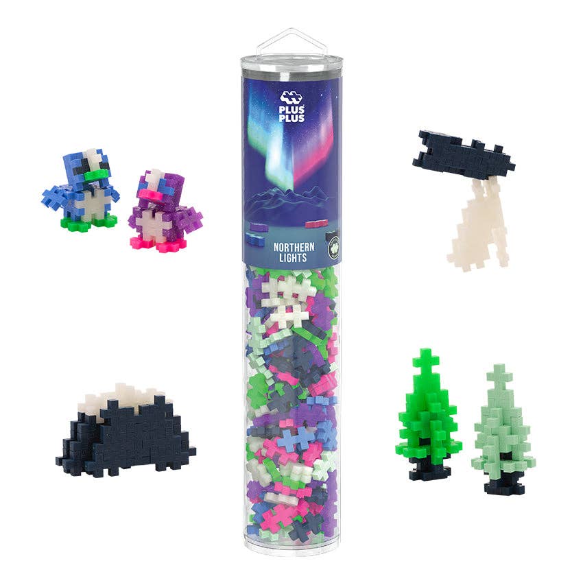 Plus-Plus USA - Wholesale Build-a-Toy - Kids - Tube - 240 pc - Northern Lights Mix0