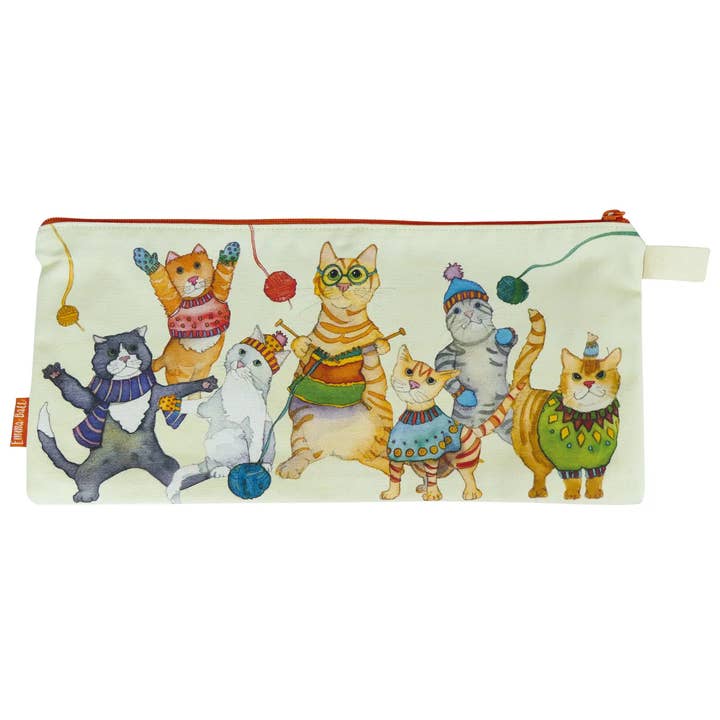 Emma Ball Ltd - Wholesale Knitting/Crochet Supplies - Kittens In Mittens Long Project Bag