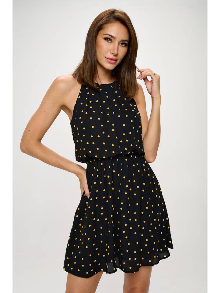 DNA Couture - Vente Robe – femme - Robe imprimée à pois4