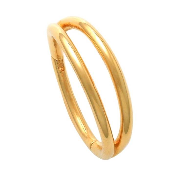 10kt massivt guld | Septumring | Kroppssmycken | Massivt guld | Daith Piercing | Se för wholesale av Zahav Jewelry
