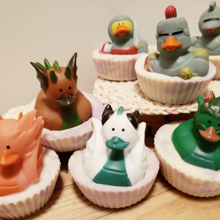 Rubber Duck Soap for wholesale by Bees and Blossoms Soaps LLC