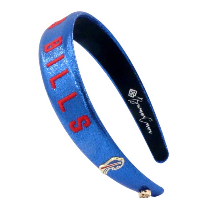 Buffalo Bills Thin Embroidered Headband for wholesale by Brianna Cannon