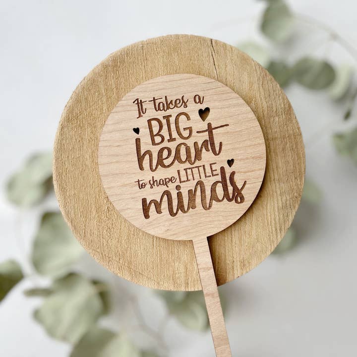 Rotulador de ramo de maestro Big Heart para venta al por mayor de Charming Finds