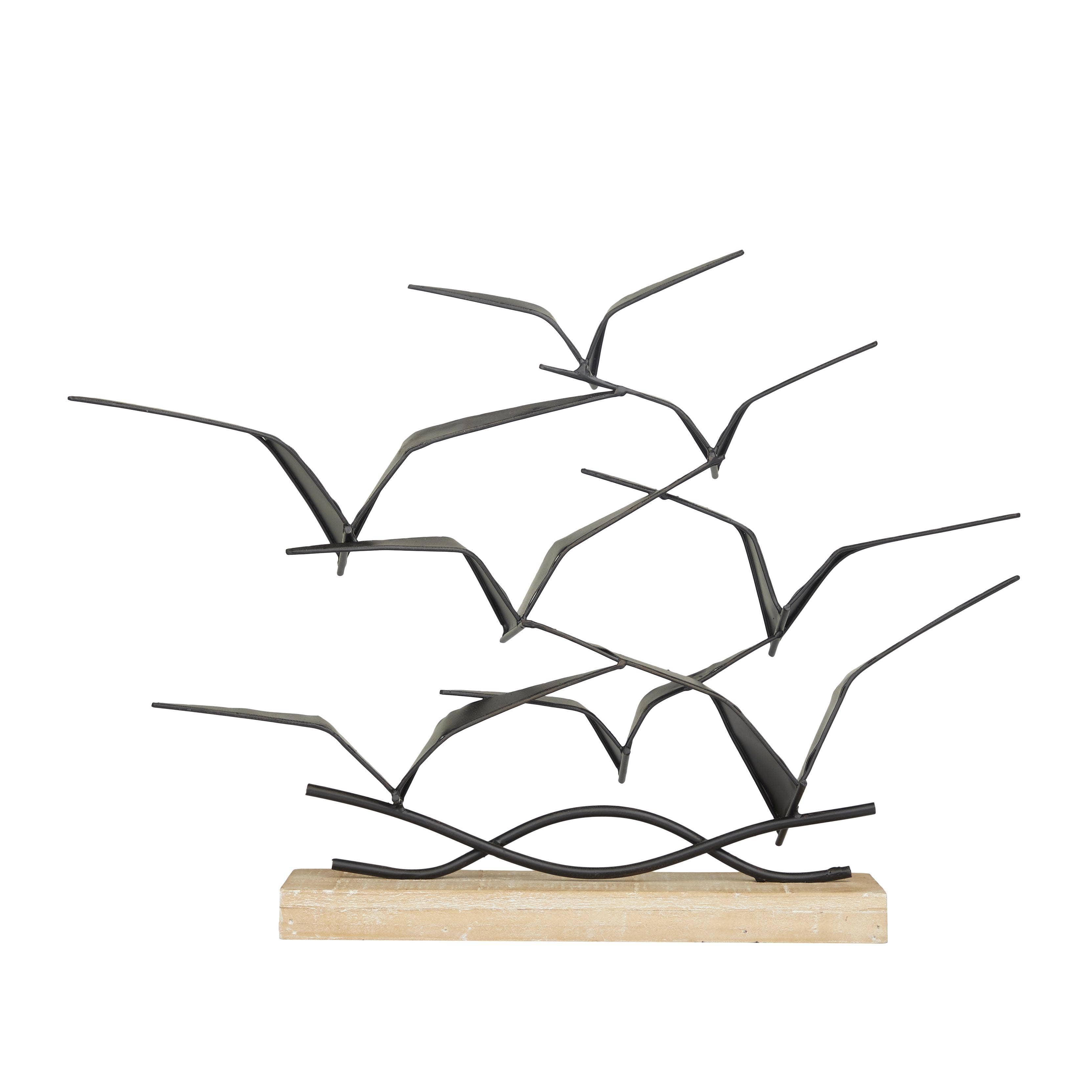 Deco Marché - Wholesale Sculpture - Coastal Black Metal Sculpture3