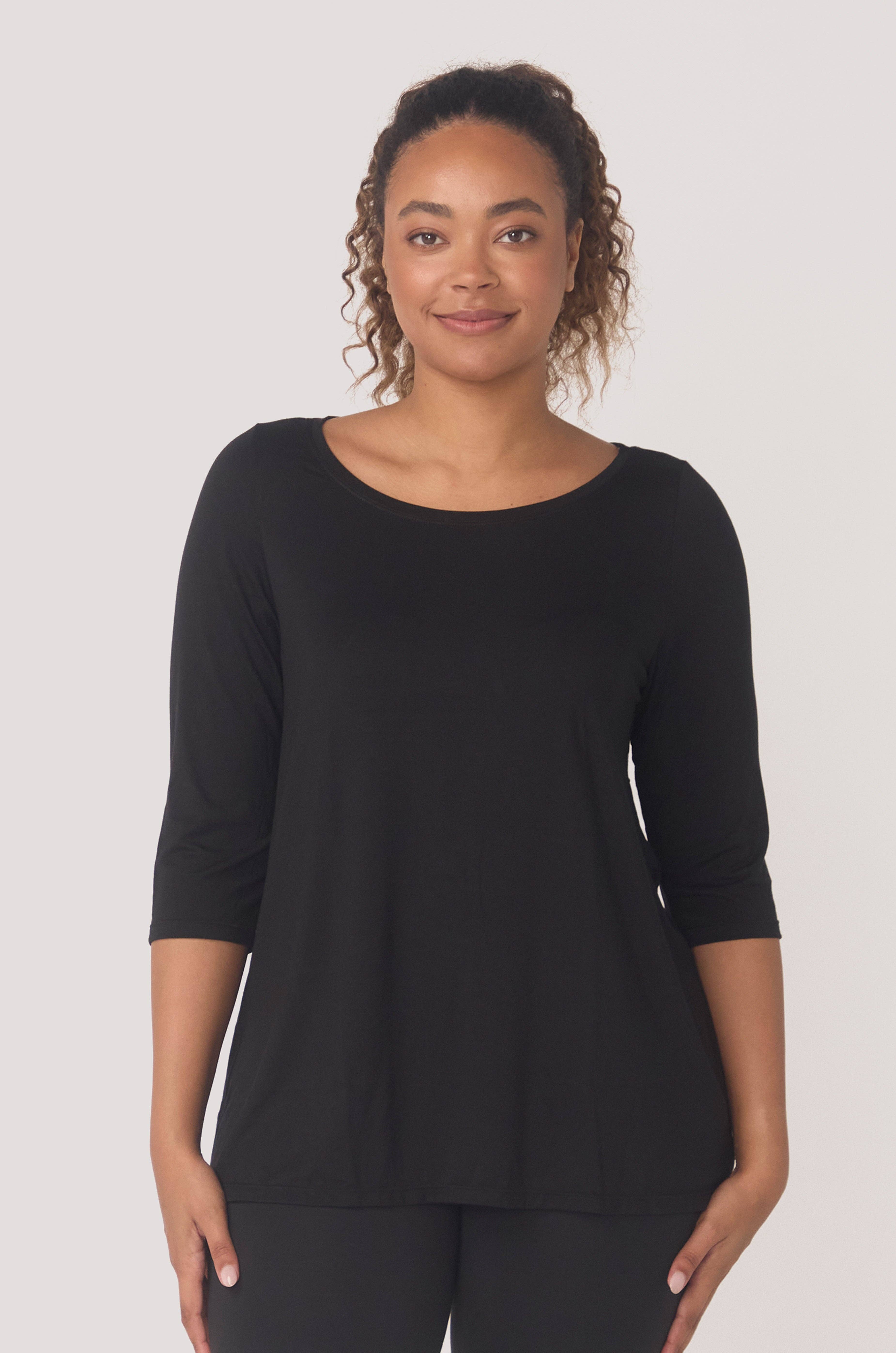 Bella Bodies Australia - Wholesale T-Shirt - Women's - BioLuxe™ Half Sleeve Swing T-Shirt8