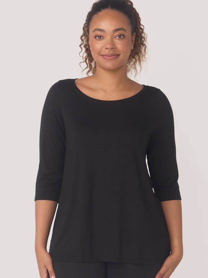 Bella Bodies Australia - Wholesale T-Shirt - Women's - BioLuxe™ Half Sleeve Swing T-Shirt8