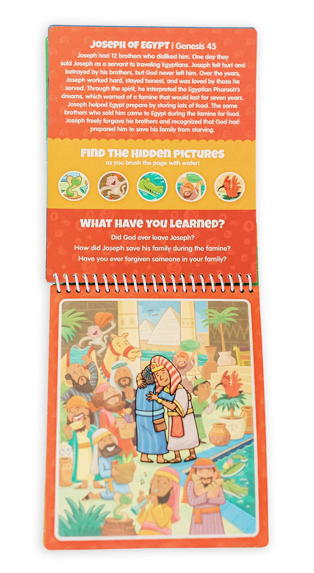 KangaToys - Wholesale Baby & Toddler Book (0-2) - Old Testament #2 Aqua Brush Activity Book, Reusable Travel Activity7
