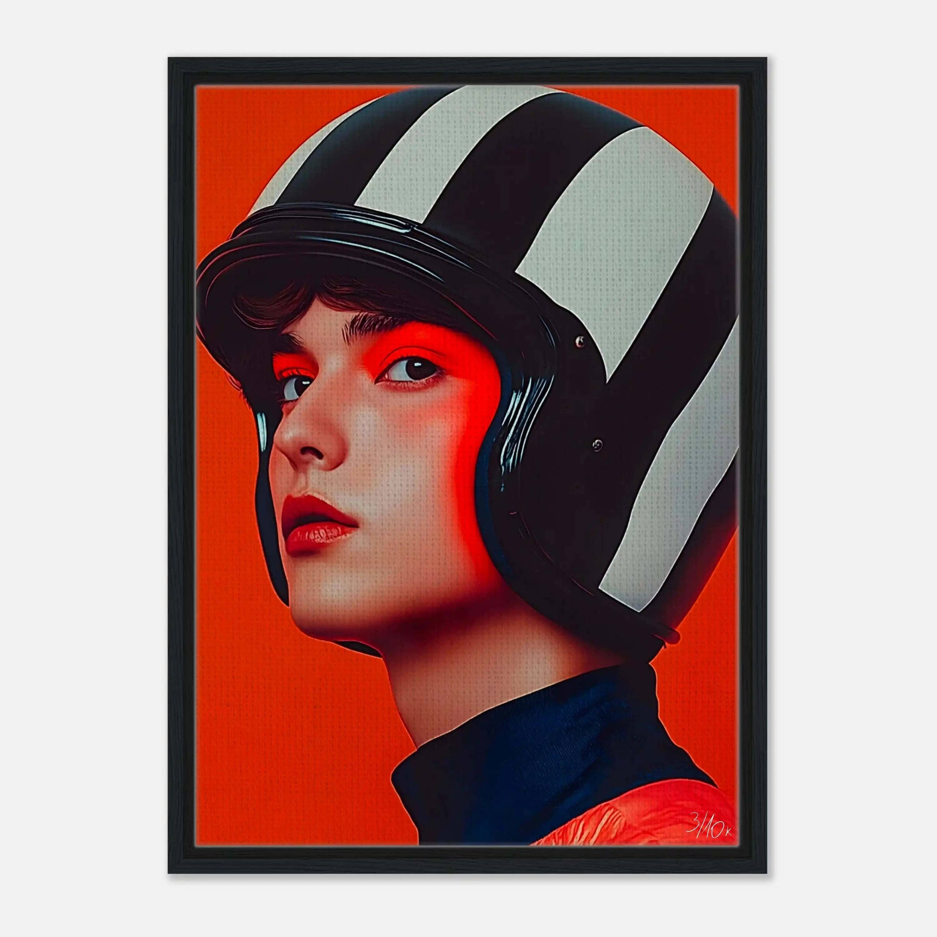 Kokodaac - Wholesale Kunstprint - Pole Position – Retrohelm met futuristische uitstraling1