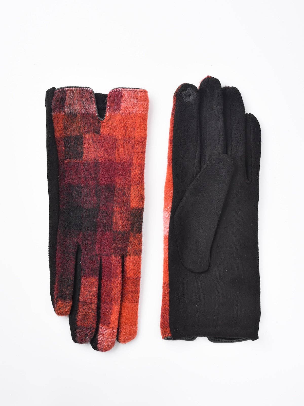 Funkyrel® Atzbranding Limited - Wholesale Gloves - Women's - Gloving - Winter Touchscreen Gloves with Plaid Patterns0