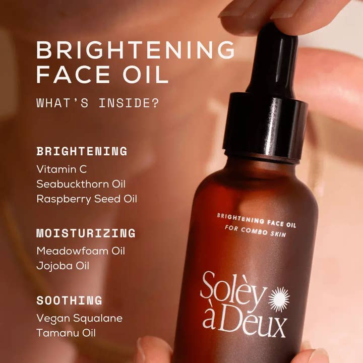 Solèy à Deux - Venta al por mayor Aceite facial - Aceite Facial Iluminador - para Piel Grasa1