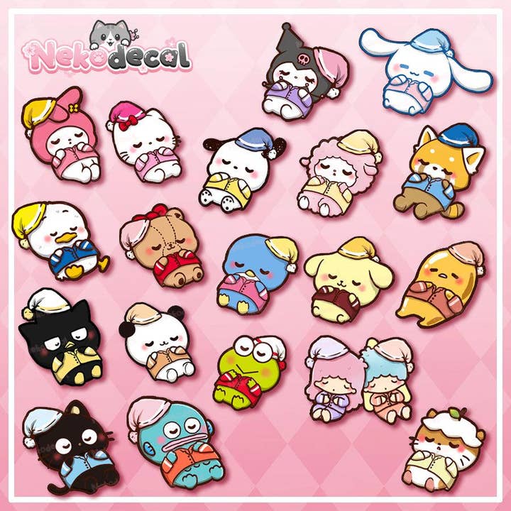 Sleepy Friend Stickers for wholesale by Nekodecal
