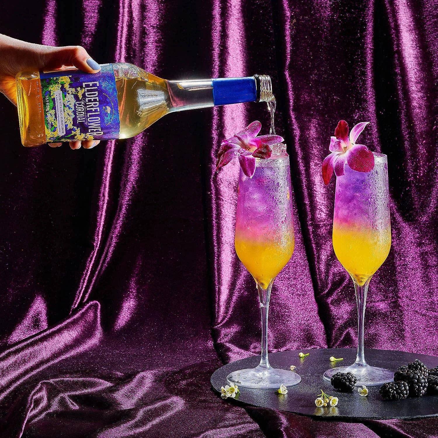 Think Distributors - Wholesale Cocktail Mix/Syrup - Gourmanity Elderflower Syrup: 16.9 fl oz of Floral Goodness5