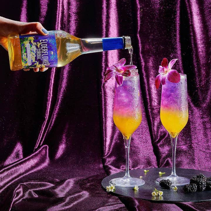 Think Distributors - Wholesale Cocktail Mix/Syrup - Gourmanity Elderflower Syrup: 16.9 fl oz of Floral Goodness5