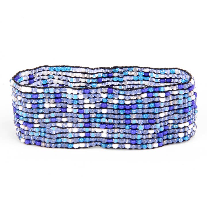 Seed Beaded manschetten handvävd Maritime för wholesale av Erik & Mike