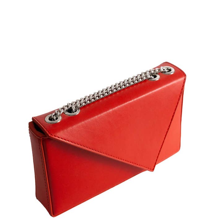veni morgan - Wholesale Clutch Bag - Women's - ori in red leather4