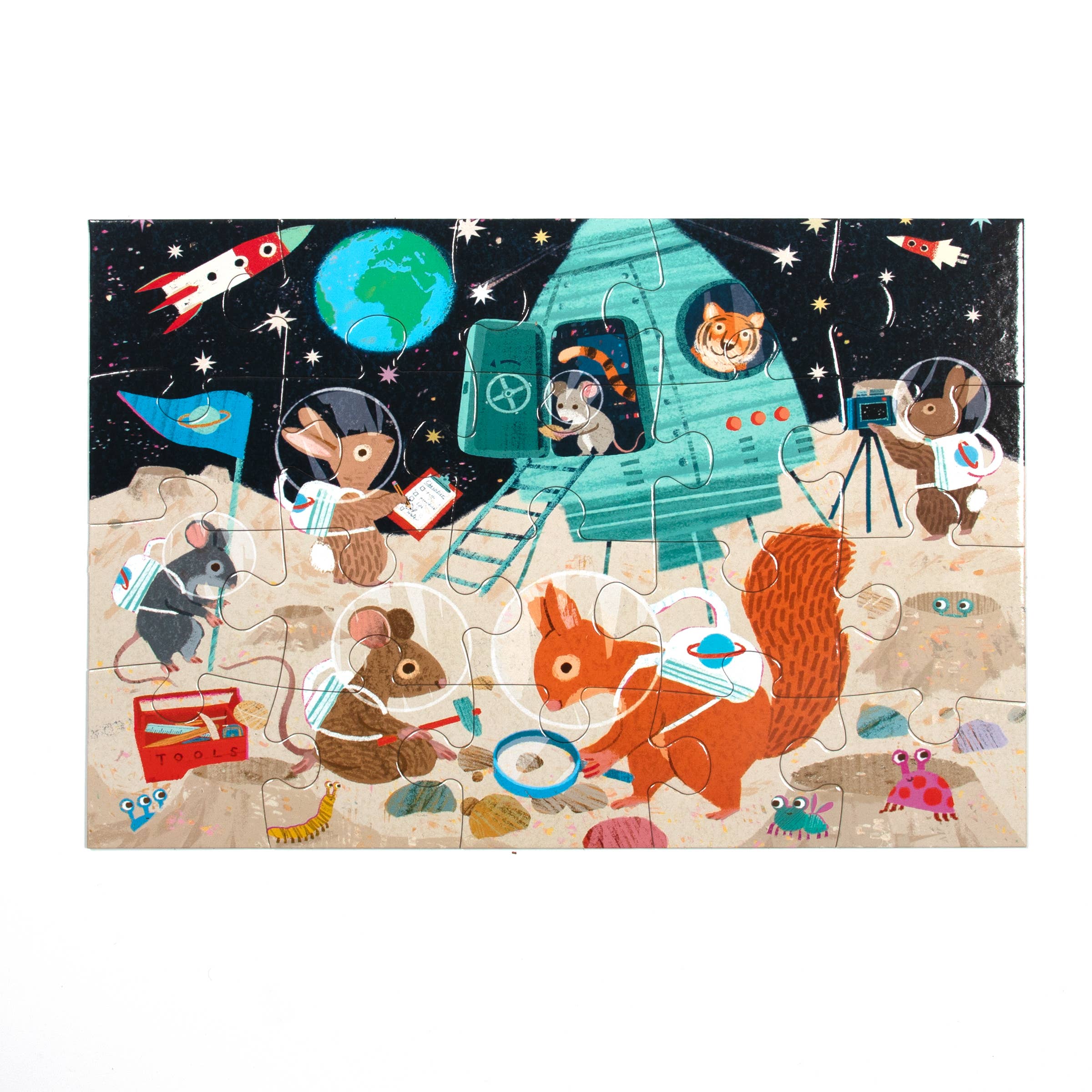 eeBoo - Wholesale Puzzle - Kids - Space Exploration 20 Piece Puzzle2