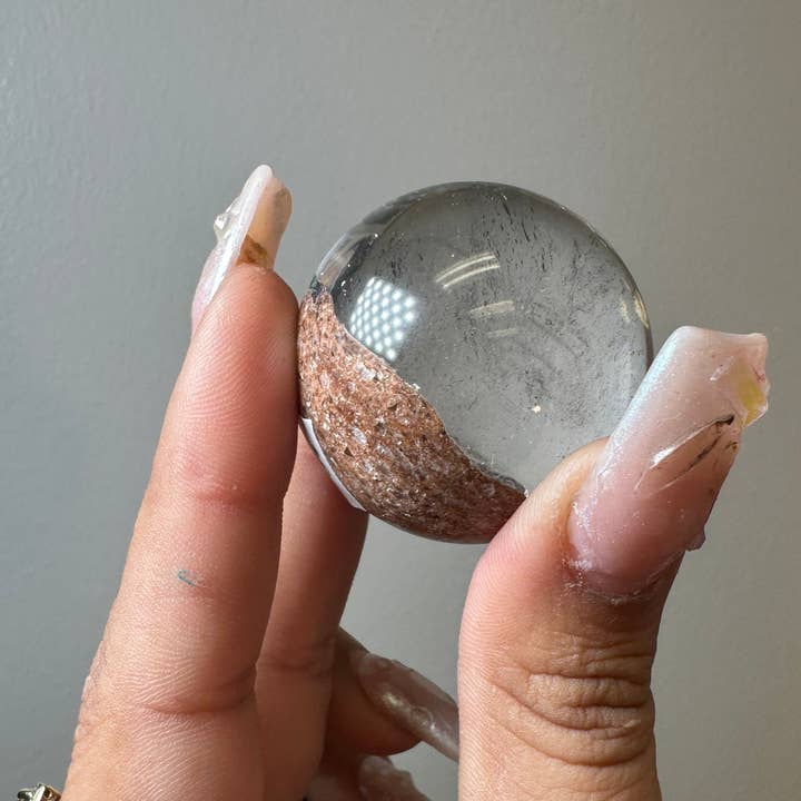 Celestial Avenue - Wholesale Spiritual Stone/Crystal - Azurite Pyrite and Clear Quartz Sphere | VERY RARE!!!!