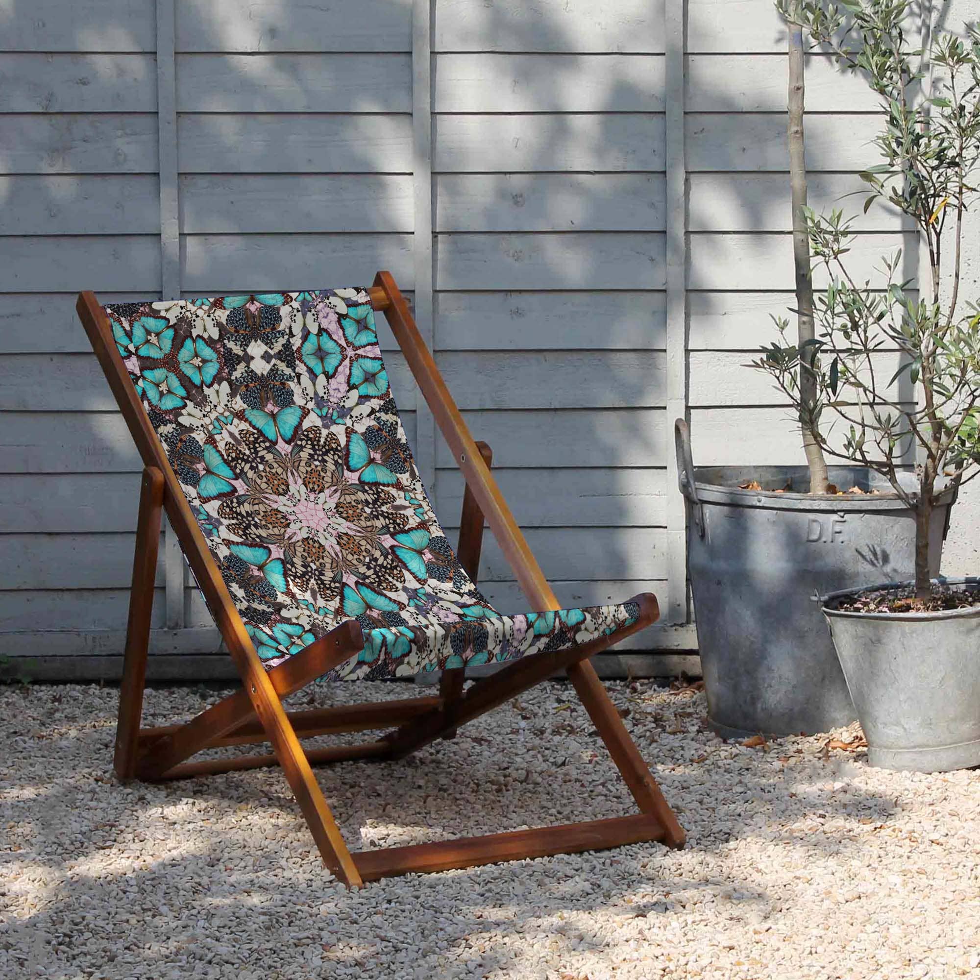 Lemon Made – Engroshandel Foldestol – Sommerfugle på min liggestol3