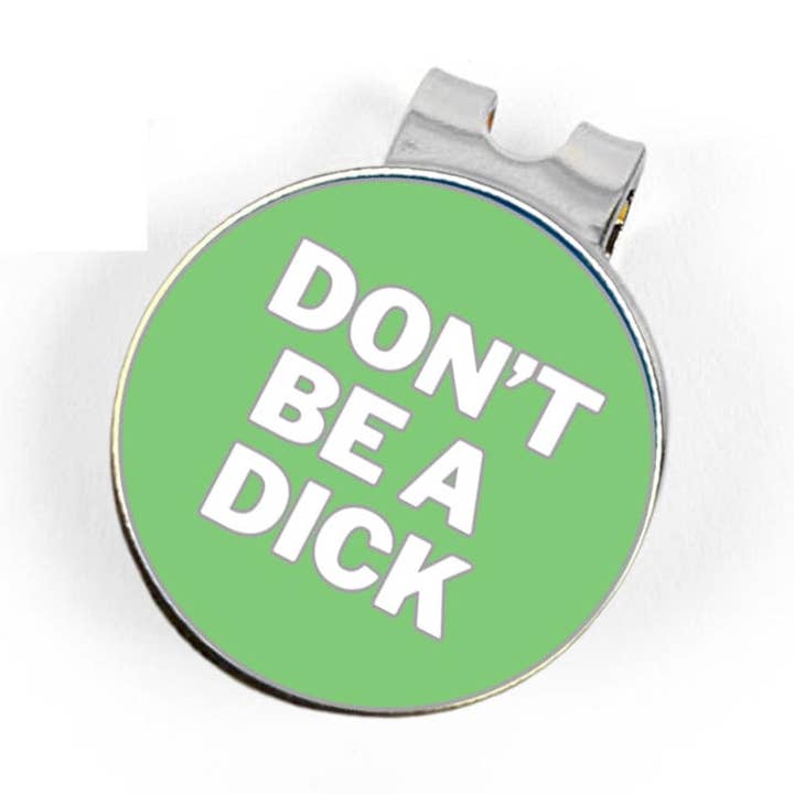 Don't Be D Golf Ball Marker with Hat Clip for wholesale by Birdie Girl Golf