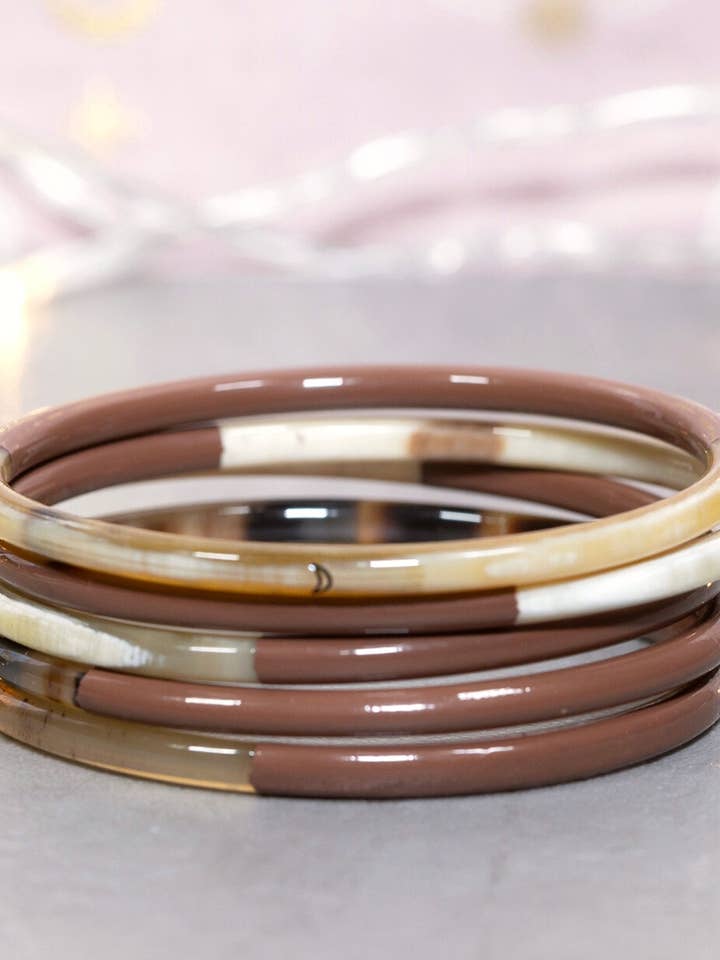 1 CHOCOLATE BROWN bracelet no. 30 - 3 mm for wholesale by JolieJulie-MaLune-VentiLLo