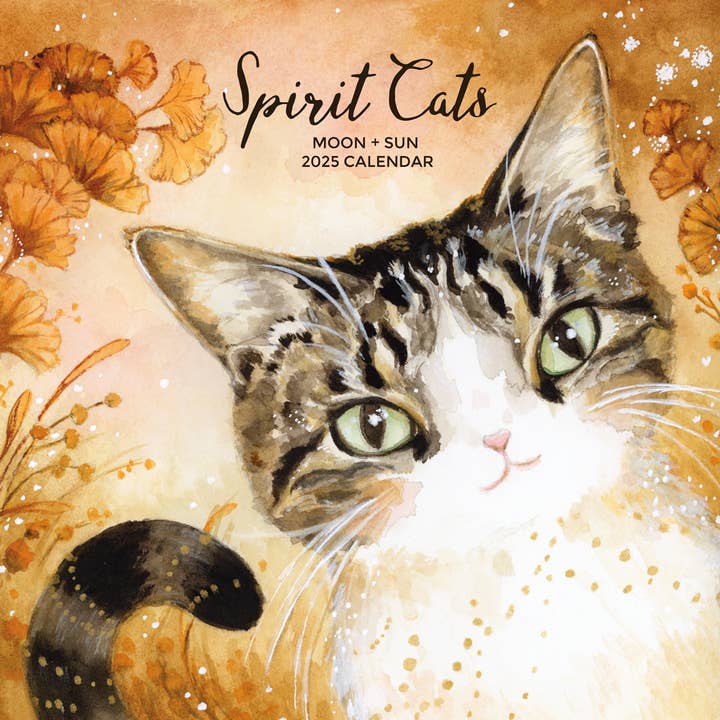 Nicole Piar - Vendita all'ingrosso Calendario - Spirit Cats 2025, calendario da parete con fasi lunari, lunari, astrologia