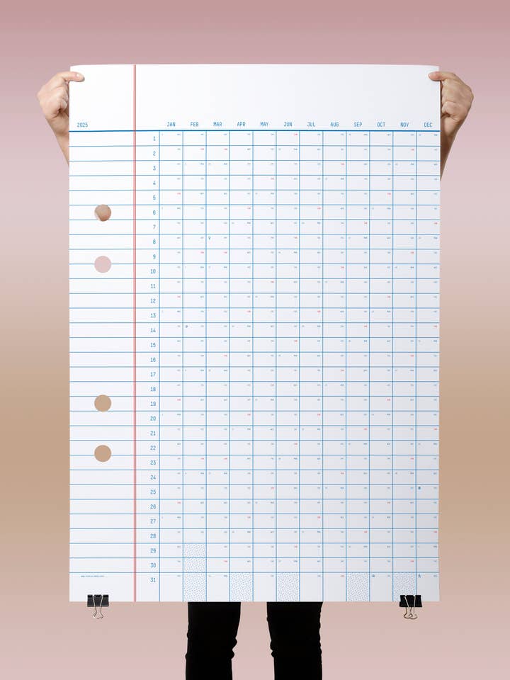 2025 Classic Calendar 70x100cm for wholesale by Yearcalendar