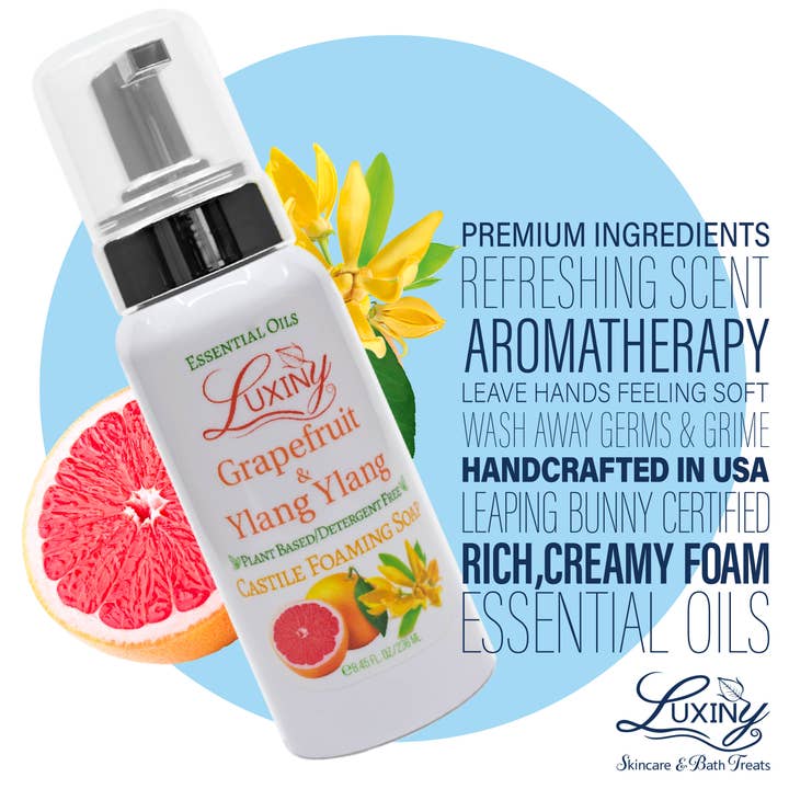 Luxiny Products - Luxurious Bath and Body - Venta al por mayor Jabones de manos - Jabón espumoso | Pomelo y ylang ylang | Jabón de manos2