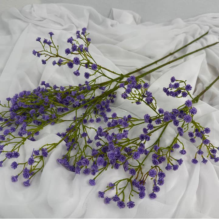 Realistic Artificial Flowers - Wholesale Artificial flowers - Baby's Breath Lavender (Gypsophila) - Realistic Artificial Flowers3