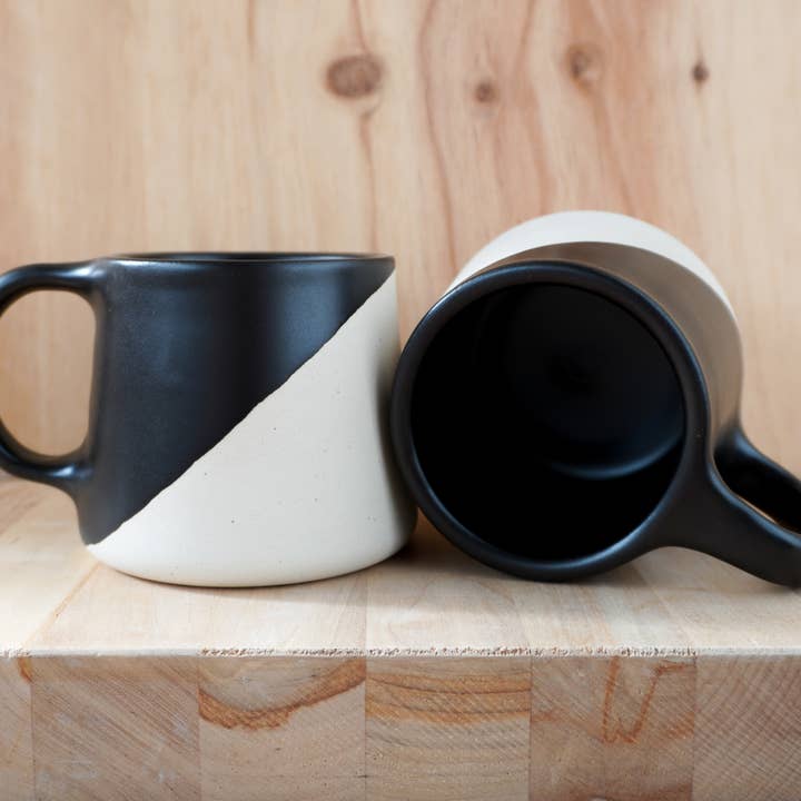 Shelby Page Ceramics - Wholesale Coffee Mug - Classic Taper Mug - Angle Dip9