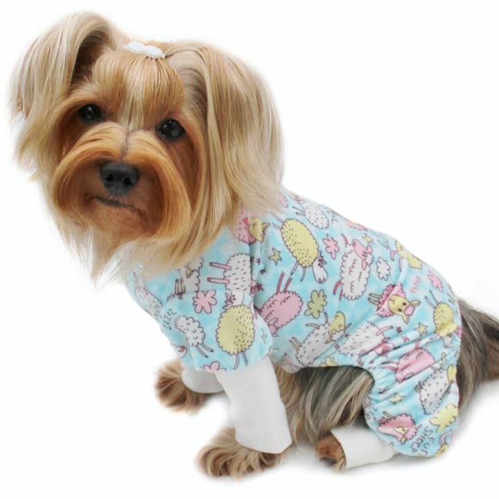 Ultra Soft Minky Funny Sheep Pajamas for wholesale by Klippo Pet