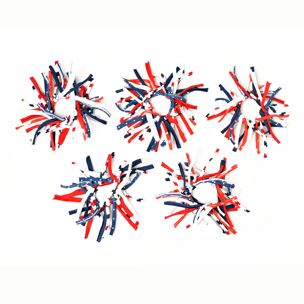 Shreds + rerope - Vente Kit de bricolage - Eco Kit Chouchou DIY - 5 Chouchous à pompons19