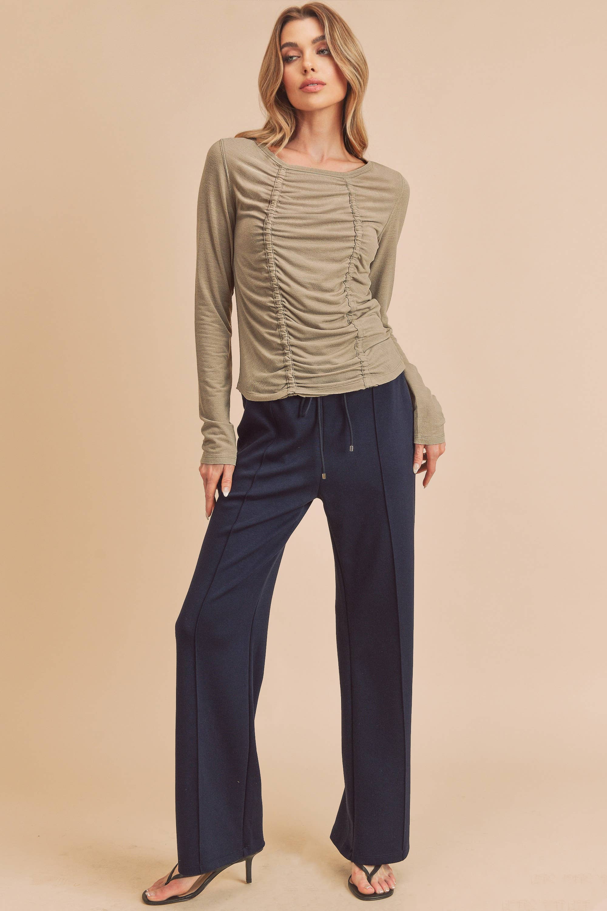 AEMI + CO - Wholesale Pants - Women's - 737BK Pheobe Pants5