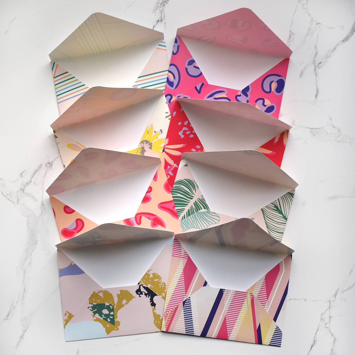 MASU - Wholesale Envelopes - Color Pink Handmade Eco-Friendly Envelopes - Set of 81