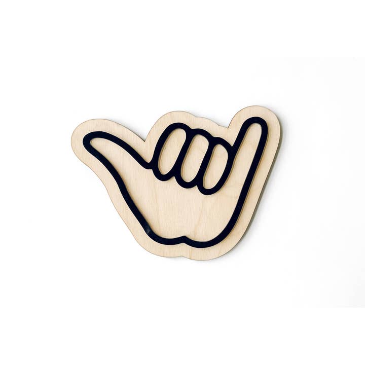 Shaka Sign, Kids Nursery Decor, Baby Wall Sign, Surfer Boho for wholesale by 97 Design Co.