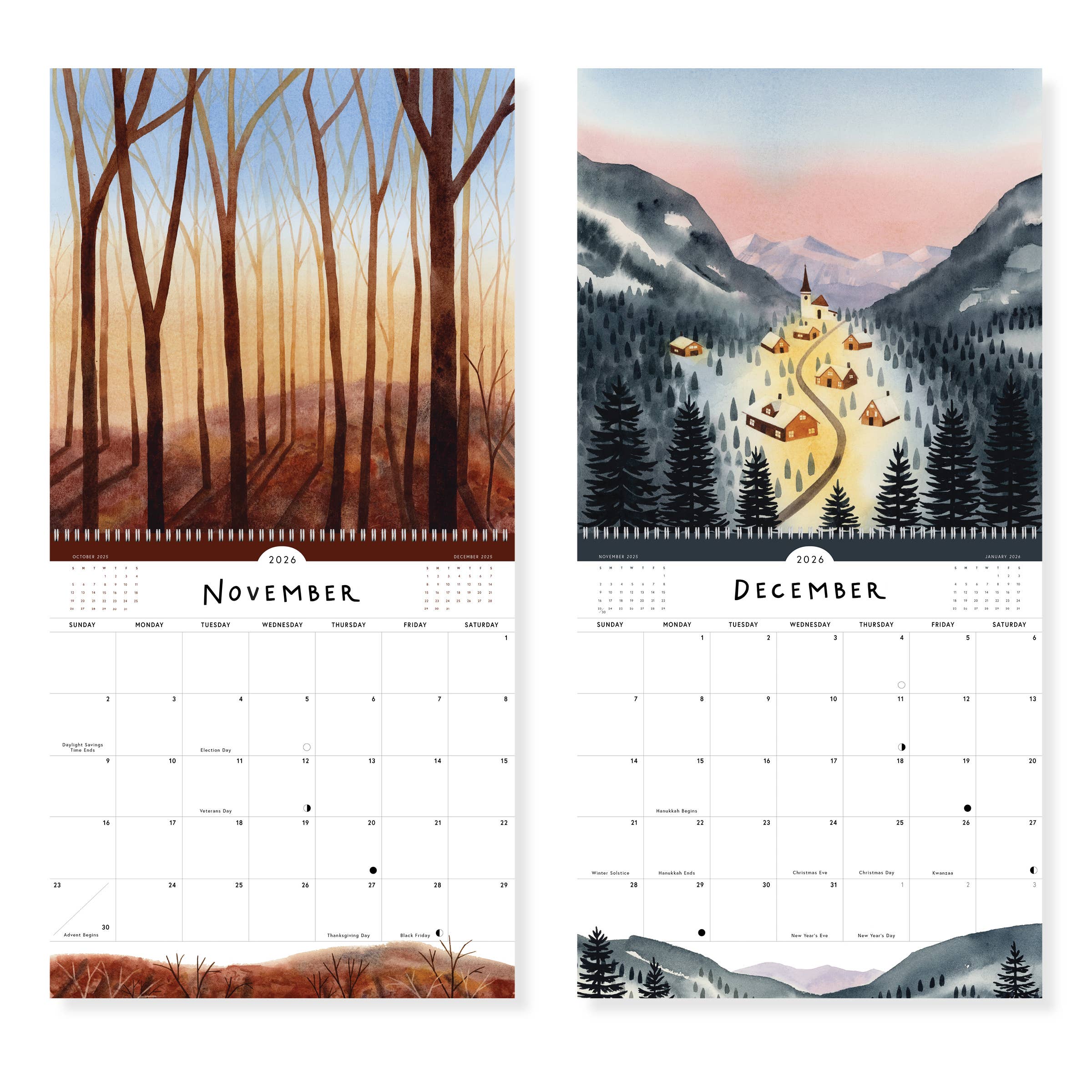 May We Fly - Wholesale Calendar - 2026 Morning + Evening Large Wall Calendar 6