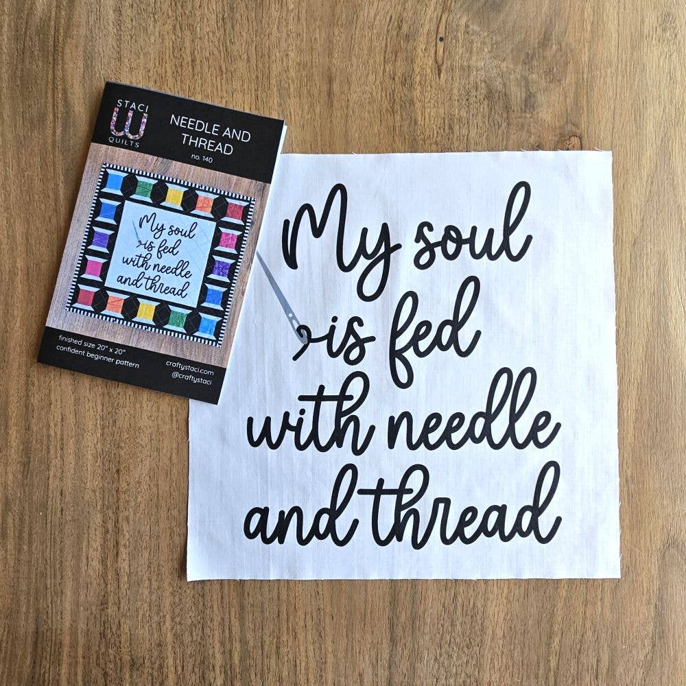Staci W Creative LLC - Wholesale Craft Sewing Kit - Needle and Thread Quilt Pattern and Fabric Panel3