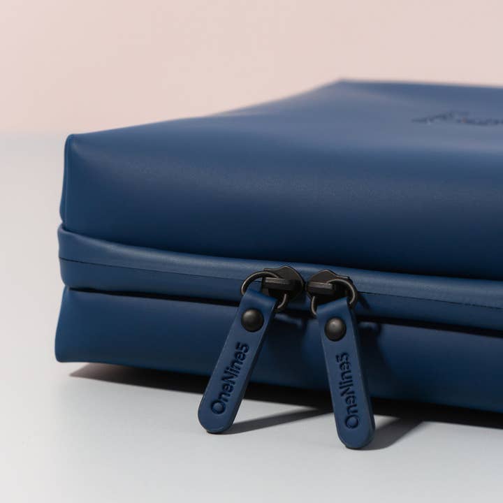 OneNine5 - Wholesale Toiletry Bag - Unisex - Eco Travel Wash Bag, Havelock Blue7