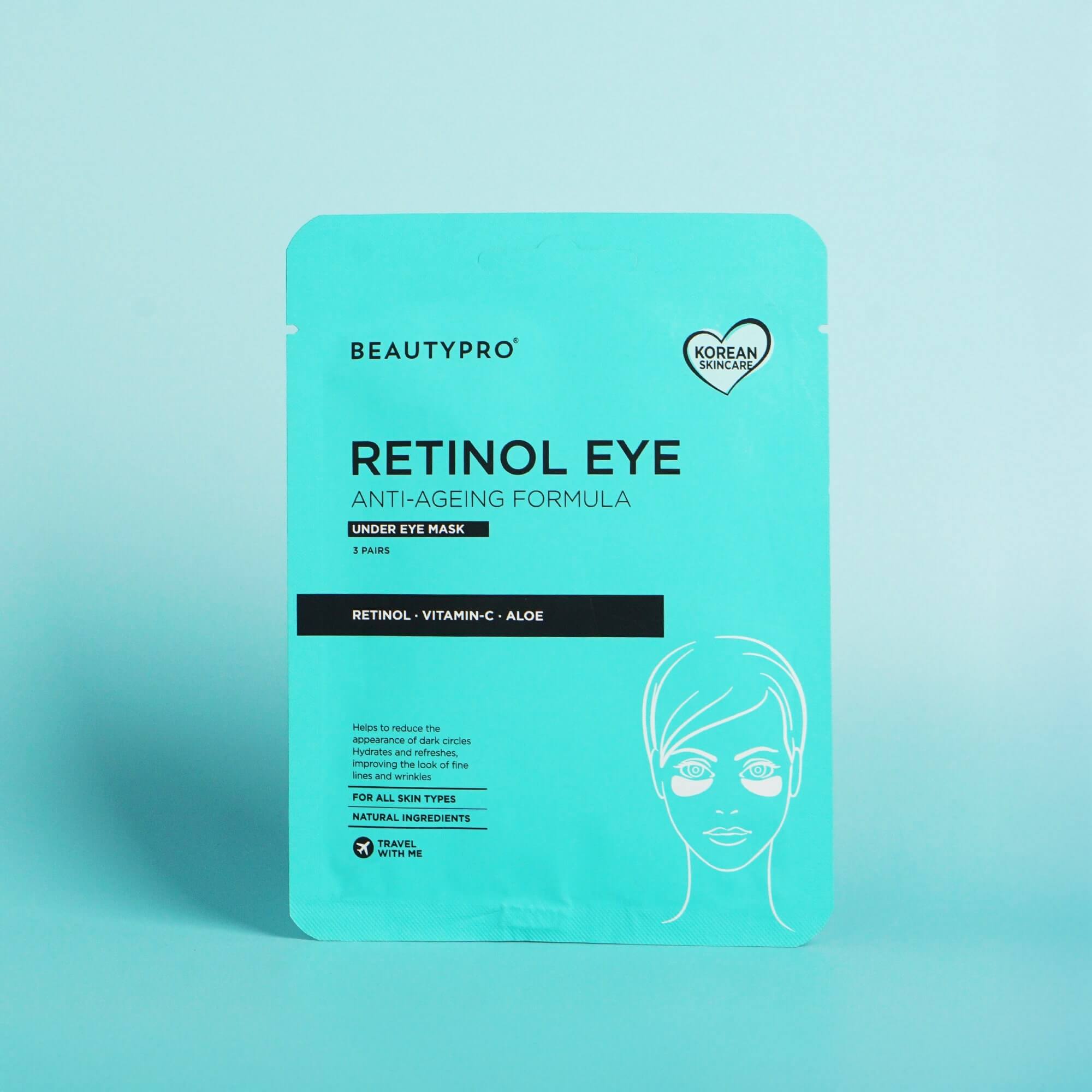 BEAUTYPRO – wholesale Eye treatment mask – RETINOL Under Eye Patch (3 pairs)1