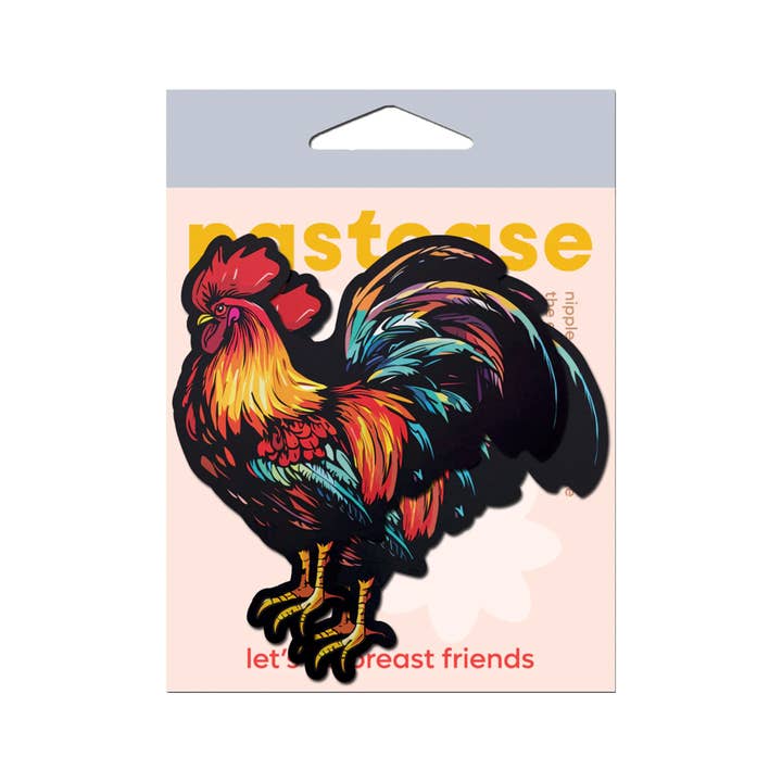 Pastease UK - Vendita all'ingrosso Copricapezzoli - Donna - Cock: pasticcini colorati per capezzoli di pollo a forma di gallo di Pastease®