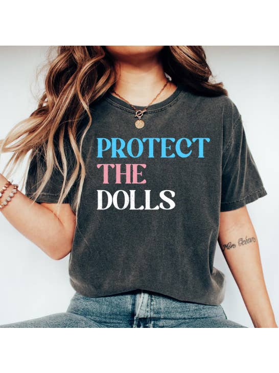 Eleven Fashion - Wholesale Screen Printed T-Shirt - Women's - Protect The Dolls Shirt