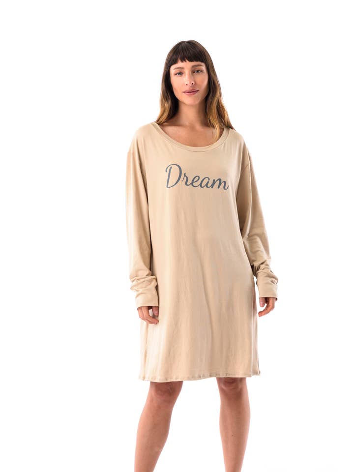 Jibona – wholesale Nightgown – Women’s – Perla - Long Sleeve Nightgown "Dream"3