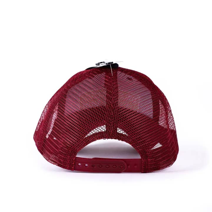 Swanson Christian Products - Wholesale Trucker Hat - Unisex - Cap One Nation Under God Navy/Burgundy