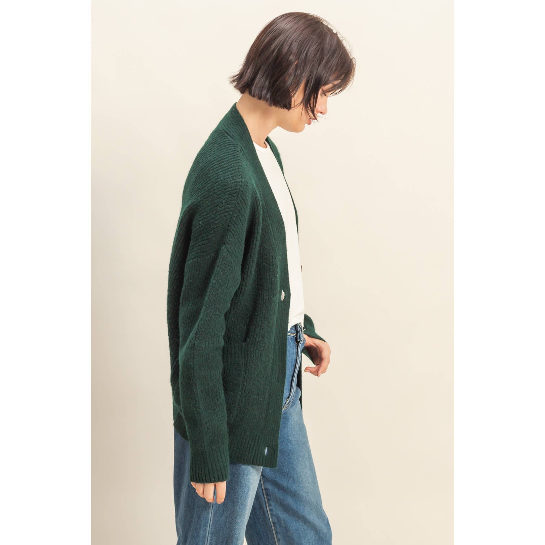 HYFVE - Wholesale Cardigan - Women's - Oversized Sweater Cardigan With Front Pockets18