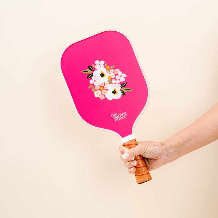 The Darling Effect - Wholesale Sporting Accessories - Pickleball Paddle - Lively Flora Pink
