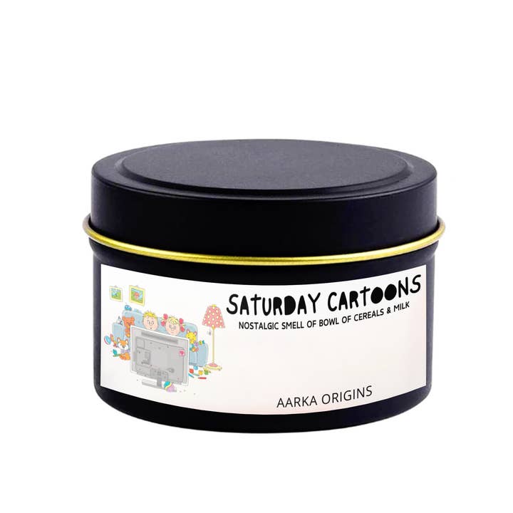 AARKA ORIGINS - Vente Bougie en bocal - Bougie de soja dessin animé du samedi matin2